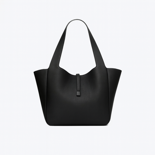 Genarbte Ledertasche